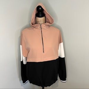 Zara womens pullover with hood and pockets